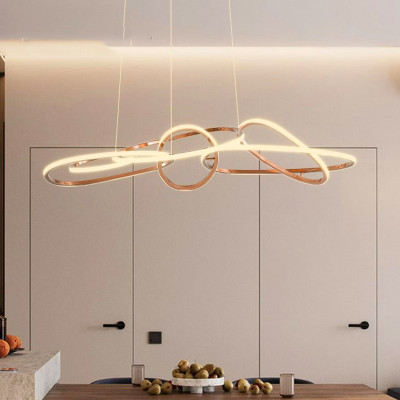 کے کمرے کے لیے جدید گھر کی سجاوٹ لیڈ لائٹس لٹکن لا...