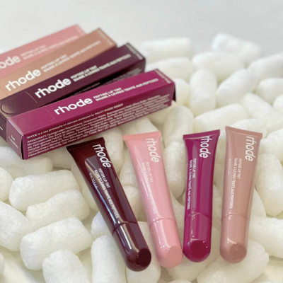 مرطب أحمر الشفاه يرطب ويزيل الجلد الميت ، أحمر شفا...