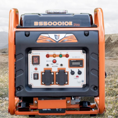 4.2kw مولد البنزين 220 فولت المنزلية الصغيرة متغير...