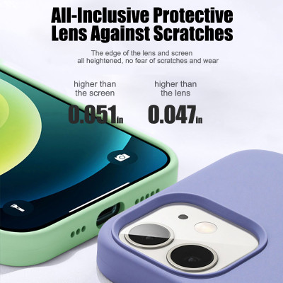 Luxury Liquid Silicone Phone Case for APPLE iPhone...