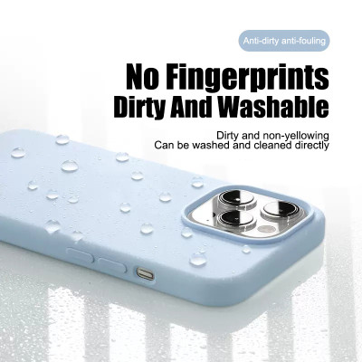 Luxury Liquid Silicone Phone Case for APPLE iPhone...