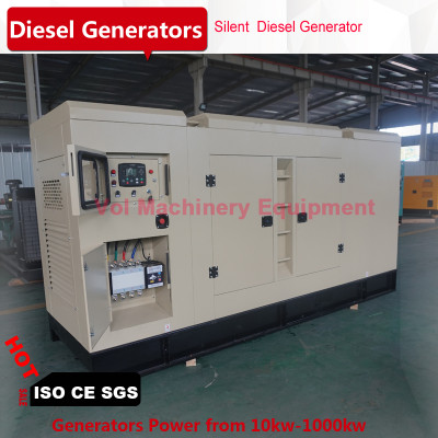 مولد عازل للصوت 50kw ماكس 55kw مع أربعة محرك ديزل...