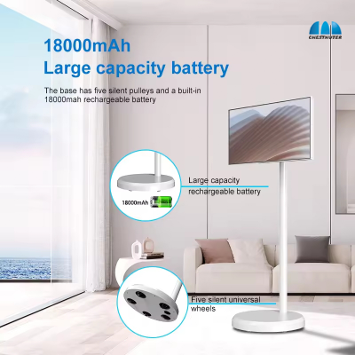 شاشة عالية الدقة تعمل باللمس تلفزيون ذكي على الإنت...