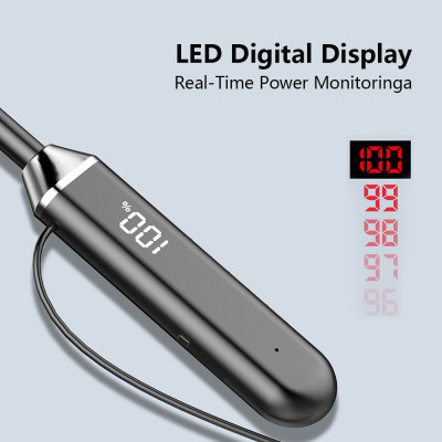 سماعات رأس مغناطيسية مزودة بشريط حول الرقبة سماعات...