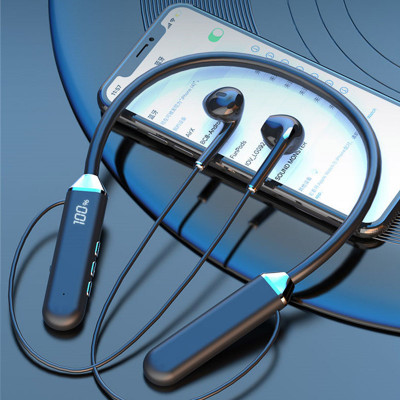 سماعات رأس مغناطيسية مزودة بشريط حول الرقبة سماعات...