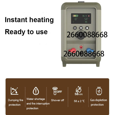 سخان مياه لاسلكي محمول من ICECO ، تخييم خارجي ، تس...