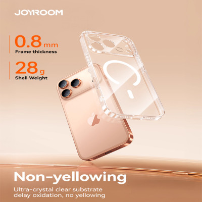 حافظة مغناطيسية من Joyroom لهاتف آيفون 17 برو ماكس...