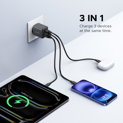 UGREEN 30 واط GaN شاحن PD 3.0 QC4.0 USB C شاحن آيف...