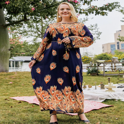 جلابية نسائية رائعة بمقاسات كبيرة حتى 5XL