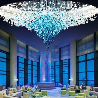 Luxury Crystal LED Ceiling Chandelier Lighting Mod...