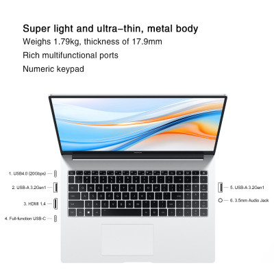 لابتوب HONOR-MagicBook X16 Plus ، كمبيوتر ألترابوك...