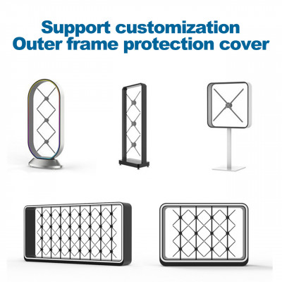 شاشة مروحة ثلاثية الأبعاد LED تسجيل ضوء التصوير ال...