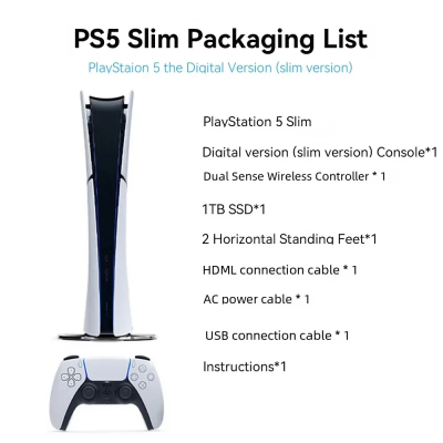 الكونسول النحيف للبلاي ستيشن 5 ، كونسول ألعاب الفي...