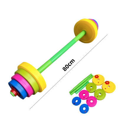 Children dumbbell separation long iron child boy girl plastic sand play outdoor sports beach toys indoor toys for children