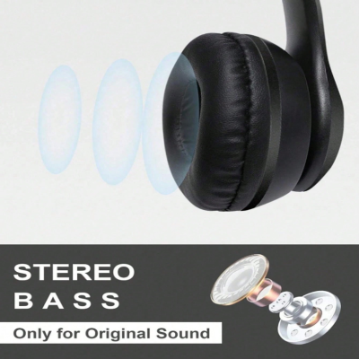 سماعات رأس لاسلكية، سماعات جيري 5.0، عمر بطارية طو...