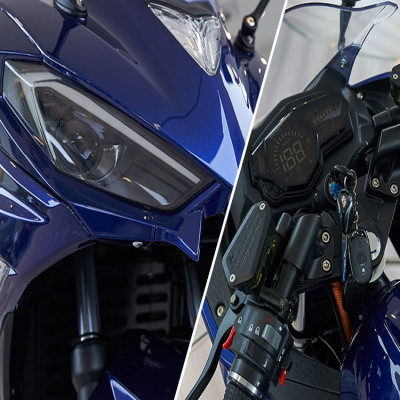 دراجة نارية كهربائية سرعة سباق قصوى ، 90/س/س ، 17...