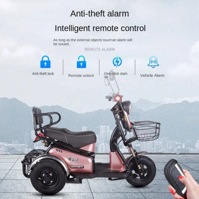 1000 واط 48 فولت 60 فولت بطارية ليثيوم 3 عجلة دراج...