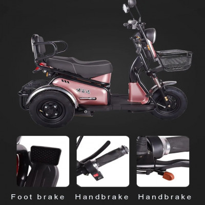 1000 واط 48 فولت 60 فولت بطارية ليثيوم 3 عجلة دراج...