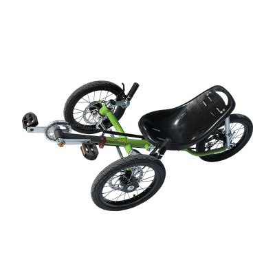 دراجة ثلاثية العجلات قابلة للطي ، راقد ، أمامي وخل...