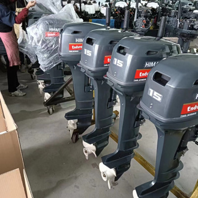 محرك قارب خارجي ثنائي الأشواط بقوة 15 حصان متوافق...