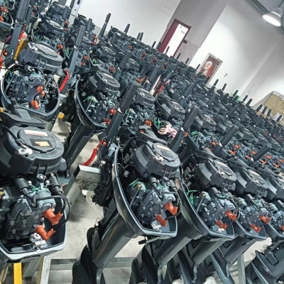 محرك قارب خارجي ثنائي الأشواط بقوة 15 حصان متوافق...