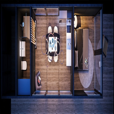 منزل كبسولة متنقل جاهز ، حل نهائي للمعيشة العصرية...