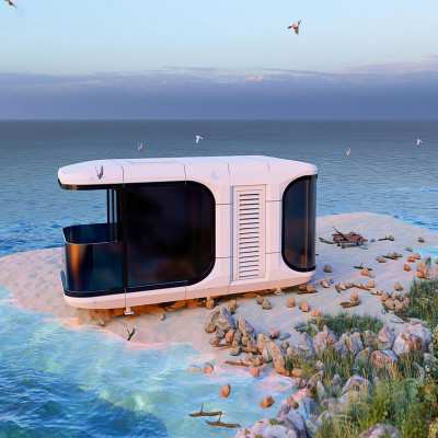 كبسولة مكتب جراب ، مقصورة منزل مغلقة ، منزل فيلا ،...