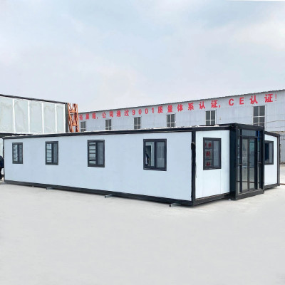 منزل حاوية فولاذية خفيفة قابلة للتوسيع ، فيلا سهلة...