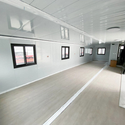 منزل حاوية فولاذية خفيفة قابلة للتوسيع ، فيلا سهلة...