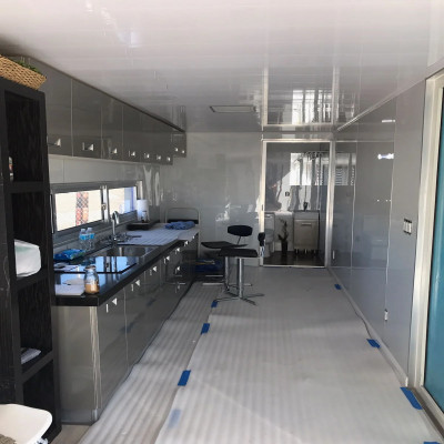 منزل حاوية مسبق الصنع ، منزل حاوية ، مخيم ومخيم تع...