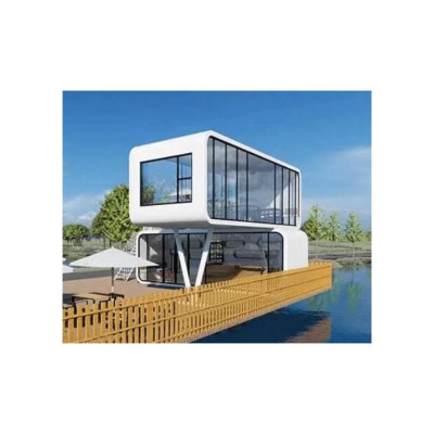 منزل جاهز للتمديد للمكتب ، كابينة تفاحة صغيرة ، فن...