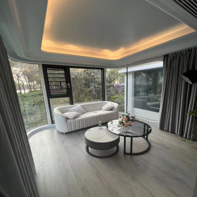 منزل حاوية متنقل مسبق الصنع ، منزل صغير ، كبسولة م...