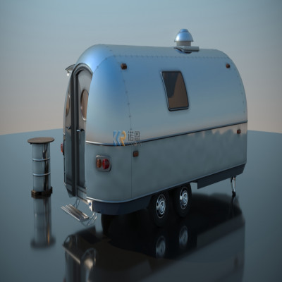 الصينية يدوية الصنع Airstream الغذاء شاحنة صغيرة ا...