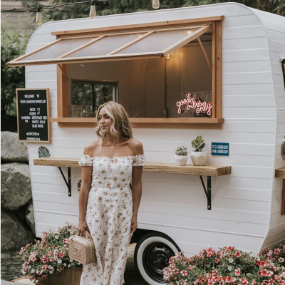 عربة كرفان كبيرة للمطبخ متنقلة مقطورة طعام شاحنة ف...