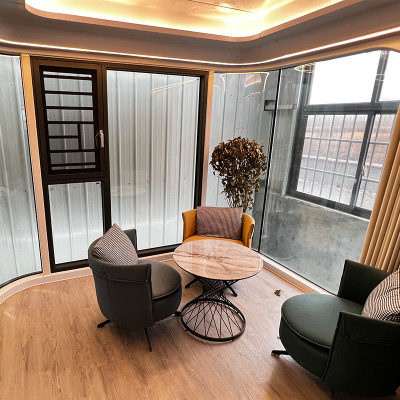 حاوية منزل في الهواء الطلق ، كبسولة مساحة كبيرة