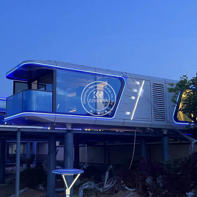 منزل كبسولة مسبق الصنع للأماكن الخارجية ، وحدات صغ...