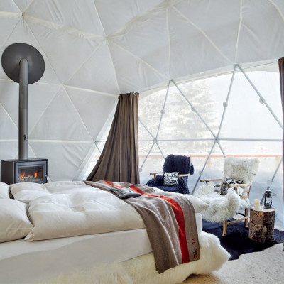 خيمة قبة جيومانتيك مضادة للماء للمنتجع ، 6 أمتار ،...