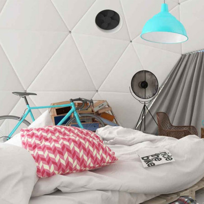 خيمة قبة جيومانتيك مضادة للماء للمنتجع ، 6 أمتار ،...