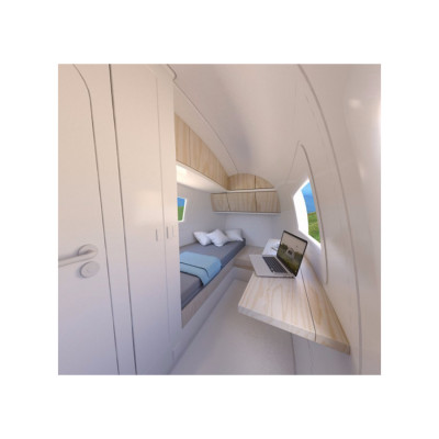 كبسولة مساحة منزلية متنقلة ، مساحة مرنة مضادة للصد...