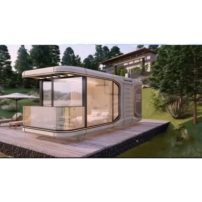 كبسولة مساحة منزلية متنقلة ، مساحة مرنة مضادة للصد...