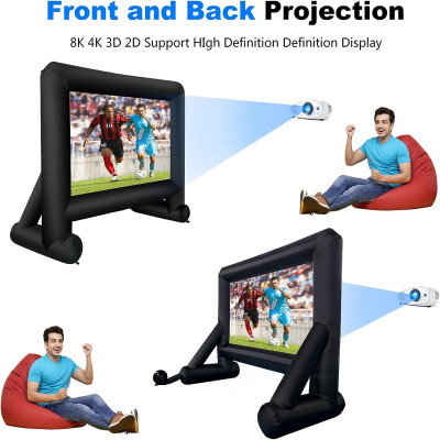 20/30 قدم ضخمة نفخ شاشة العرض تفجير شاشات السينما...