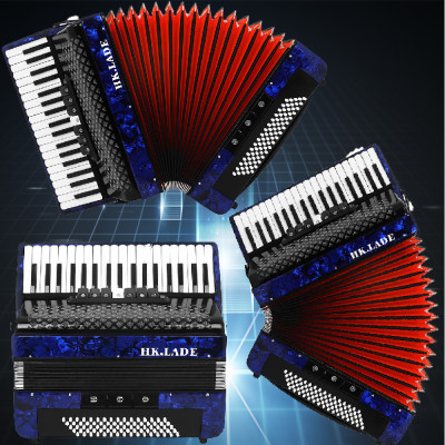 HK · LADE-أكورديون احترافي مع حقائب ظهر وحزام ، آل...