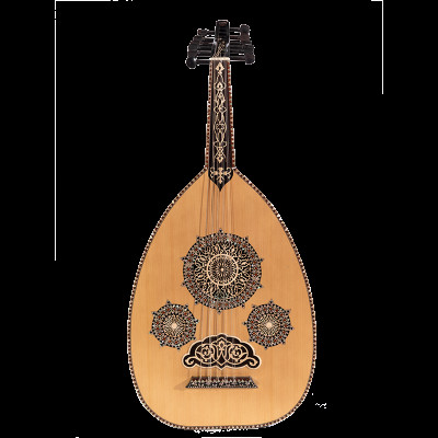 Gawharet ElFan OM-1 OUD 12 سلاسل آلة موسيقية عود ج...
