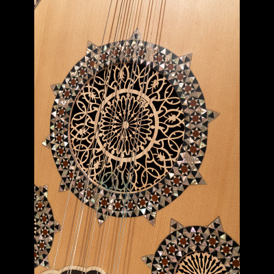 Gawharet ElFan OM-1 OUD 12 سلاسل آلة موسيقية عود ج...