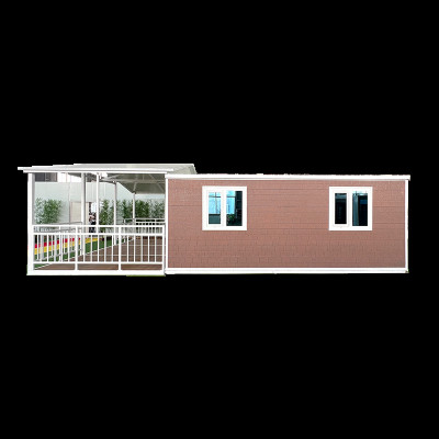 حاوية منزل فولاذية جاهزة للعيش ، غرفتي نوم ، 20 قد...