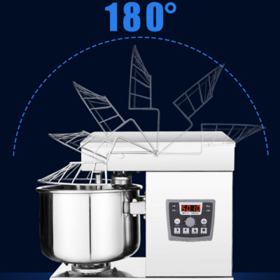 خلاط العجين الكهربائي 10 لتر التجارية الفولاذ المق...