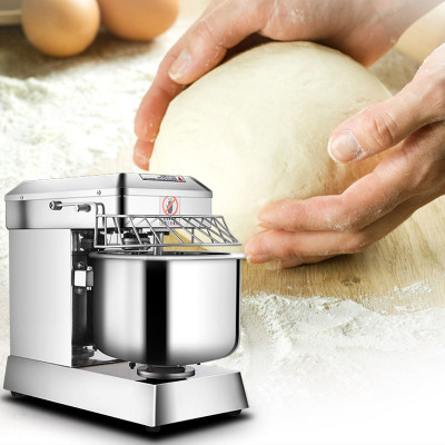 خلاط العجين الكهربائي 10 لتر التجارية الفولاذ المق...