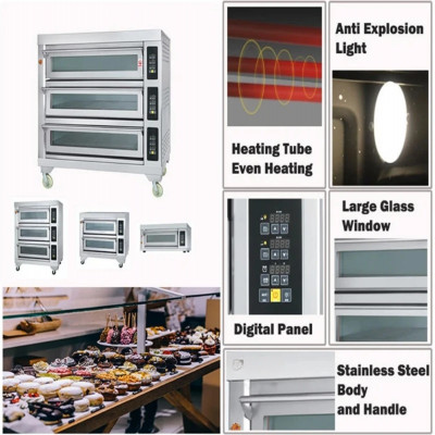 فرن الخبز الصناعي للكعك ، آلات المخابز كاملة ، مجم...
