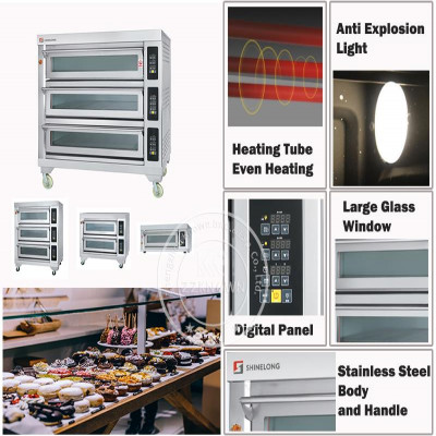 فرن خبز أوتوماتيكي ، ماكينة خبز كاملة ، غاز كهربائ...
