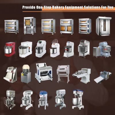 فرن مخبز صناعي 3 طبقات 6 صينية ، فرن تجاري يعمل با...